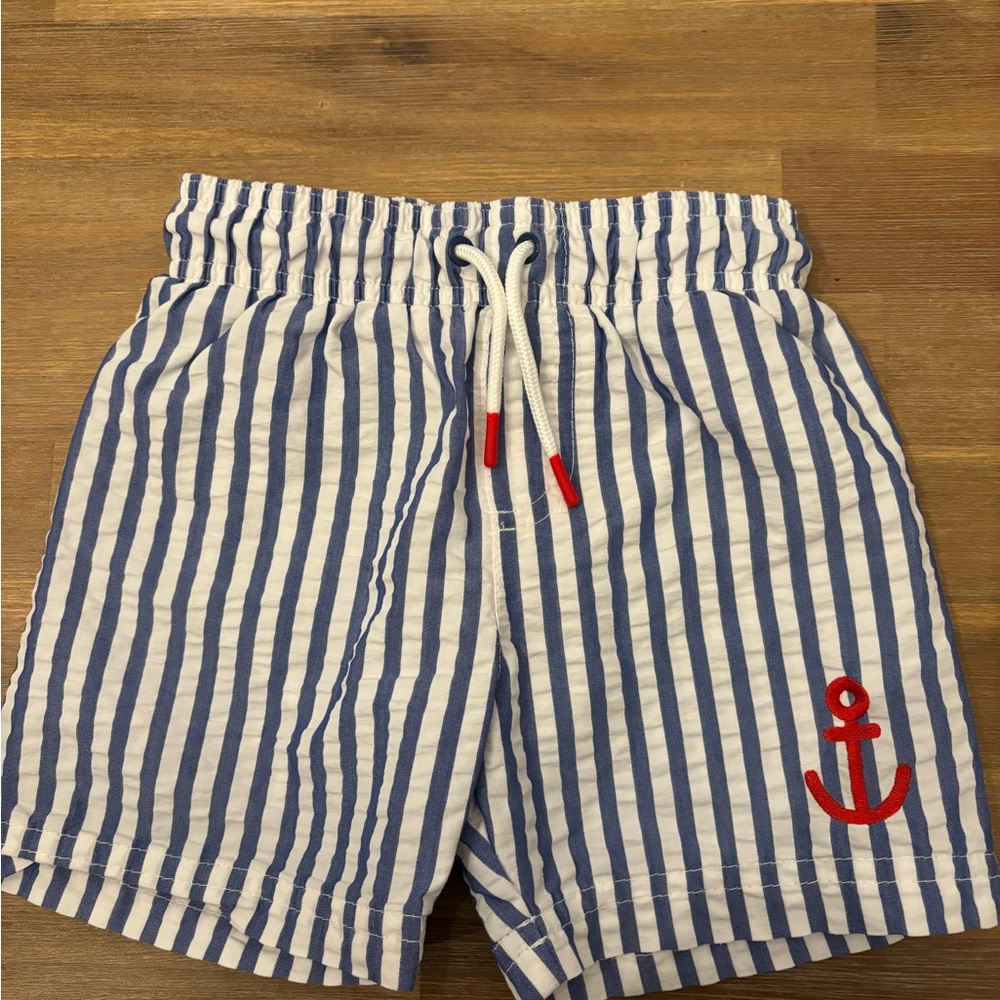 Super cute striped swim shorts from cat and jack